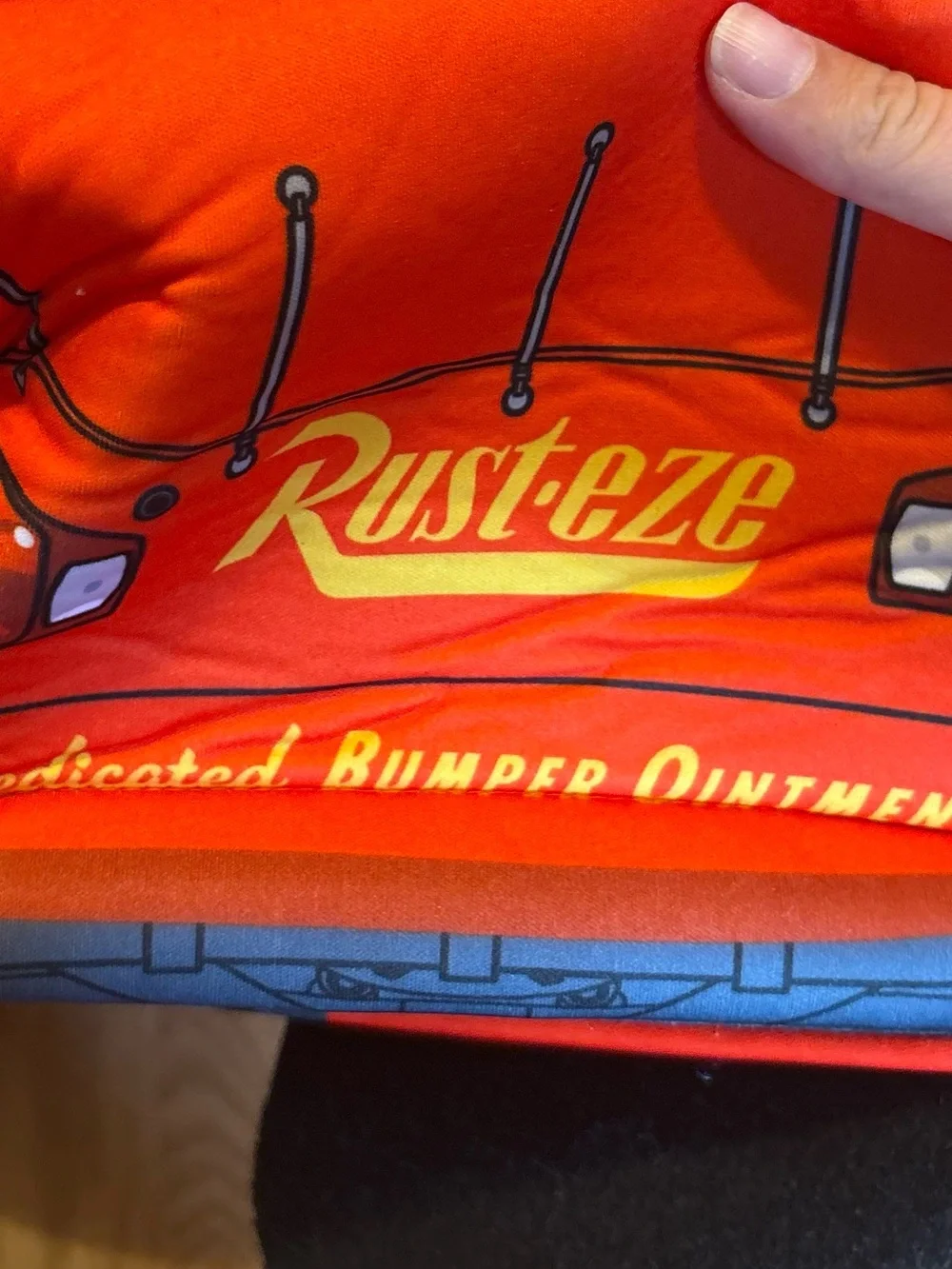 Disney Lightning McQueen 3D Ride On Car Costume Halloween Land World Cruise